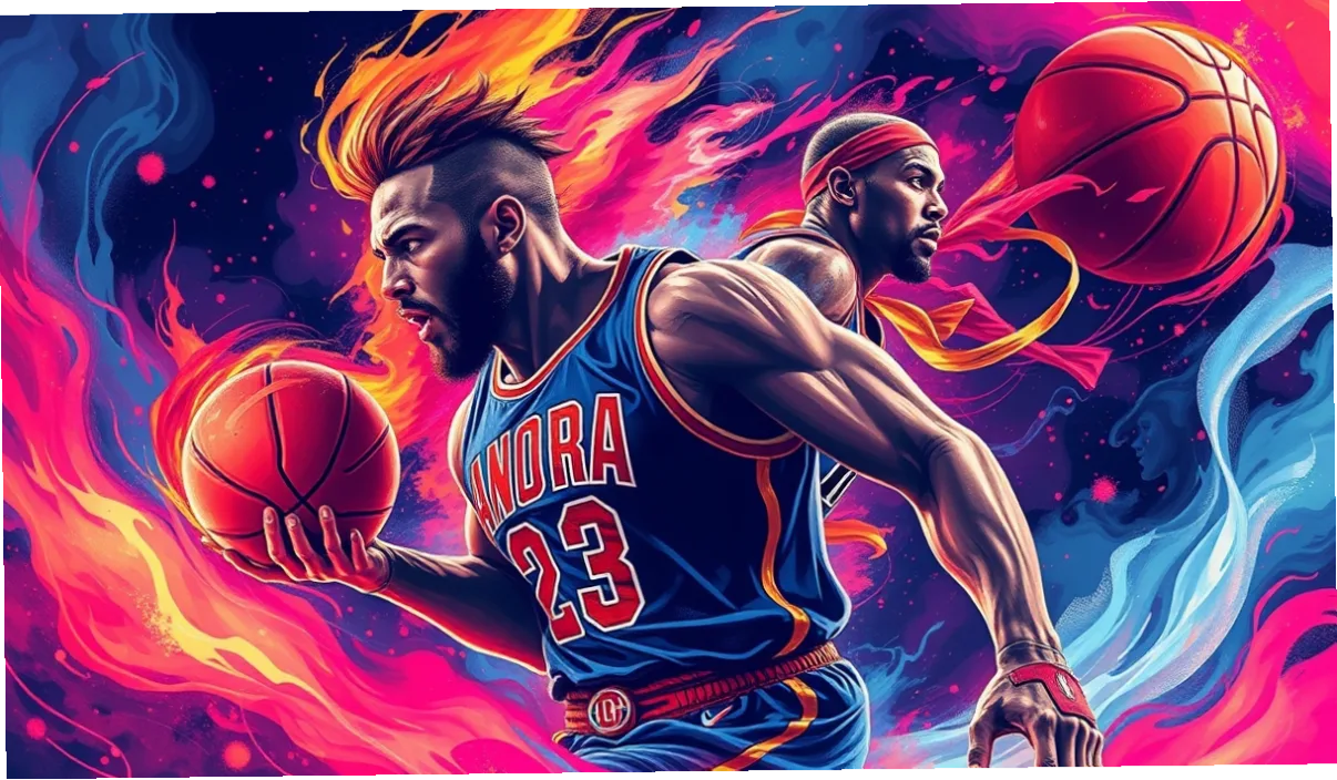NBA勇士传切体系 示意图